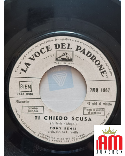 Sourires du soir [Tony Renis] - Vinyle 7", 45 tours [product.brand] 1 - Shop I'm Jukebox 