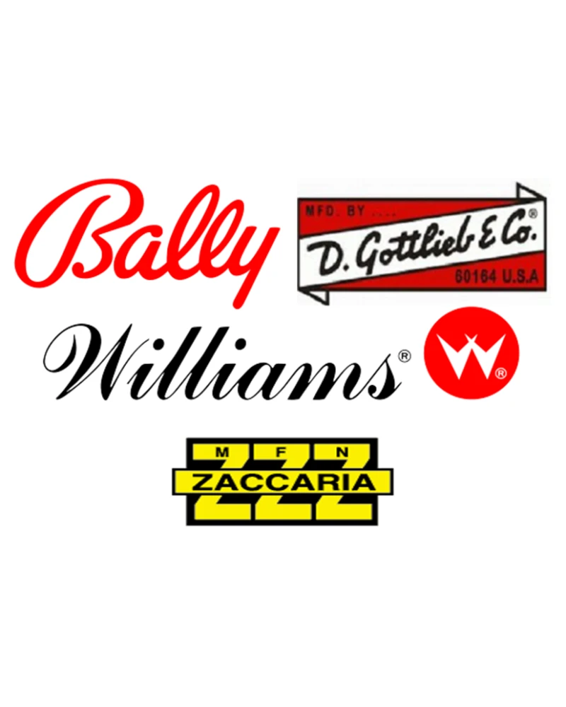 flipper eletronici : Bally, Williams, Gootlieb, Ami,  Zaccaria